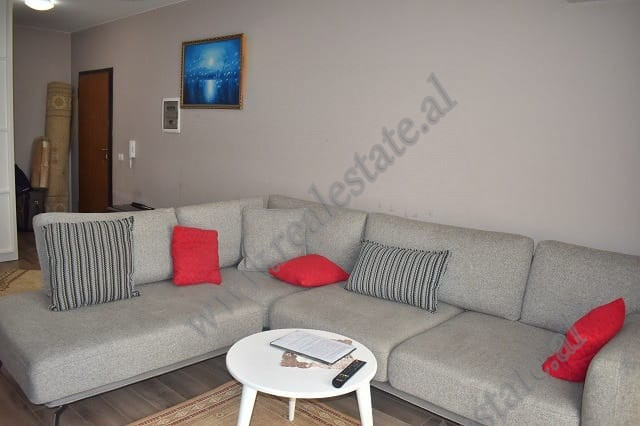 Two bedroom apartment for rent in Dafinave Street in Ish Fusha Aviacionit area in Tirana, Albania.
